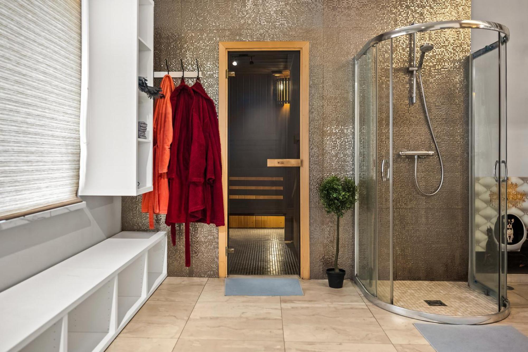 Secret Lounge - Cozy Studio with Sauna&Jacuzzi VNO Esterno foto