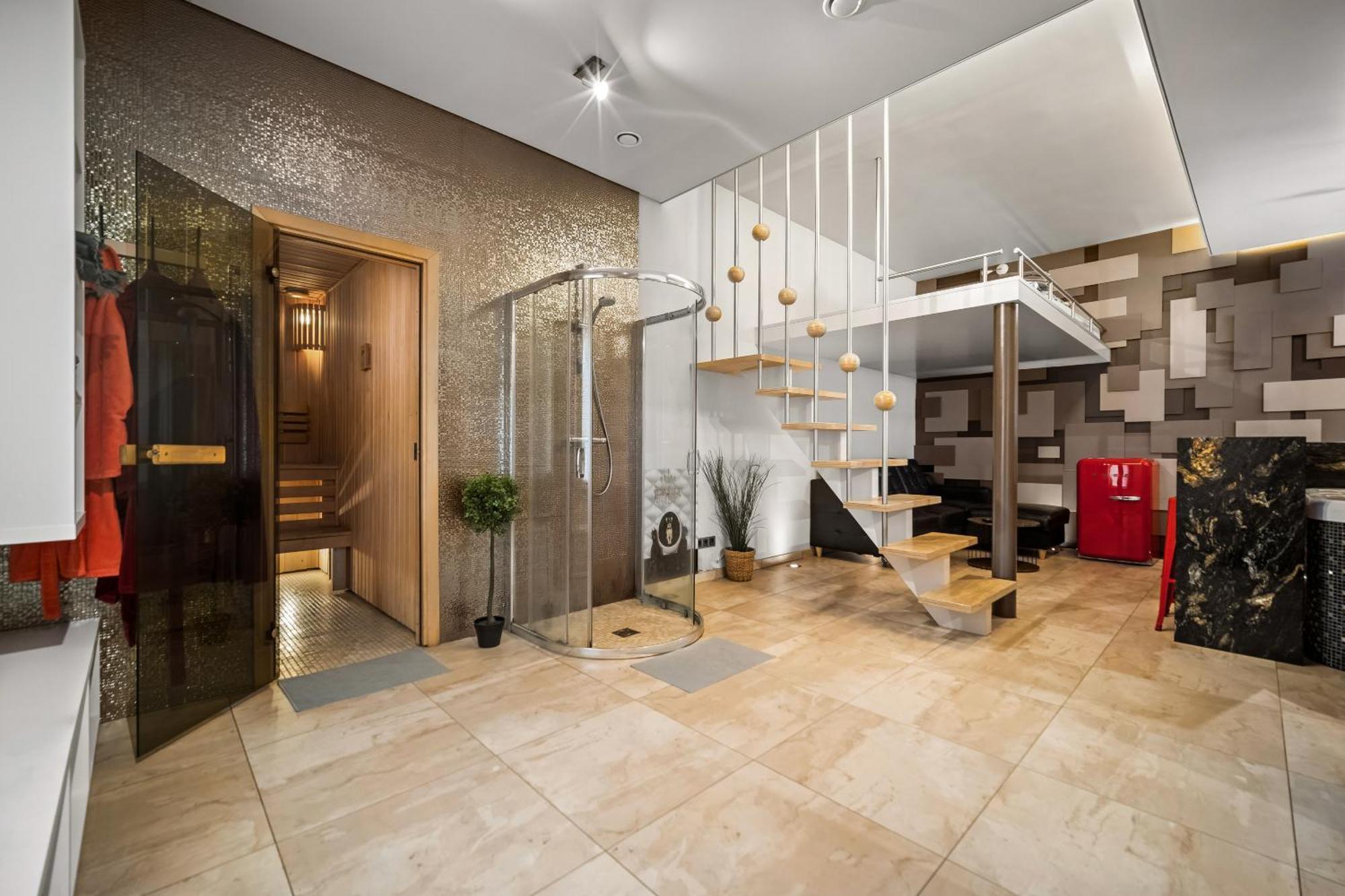 Secret Lounge - Cozy Studio with Sauna&Jacuzzi VNO Esterno foto